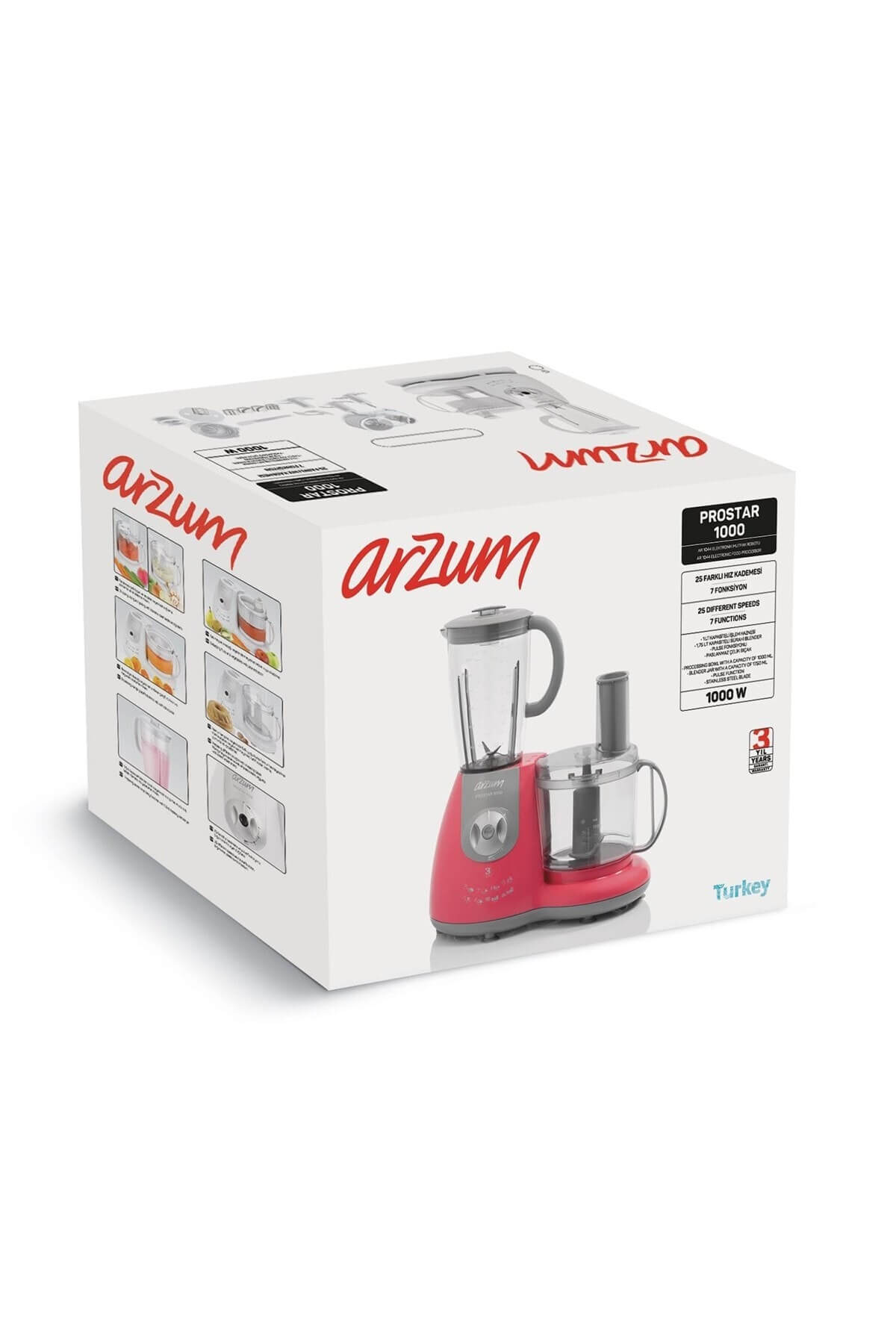 arzum ar1044 prostar mutfak robotu mercan yuvanikur