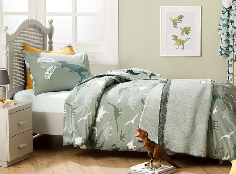 English Home Dinosaurs Pamuklu Çocuk Nevresim Takımı