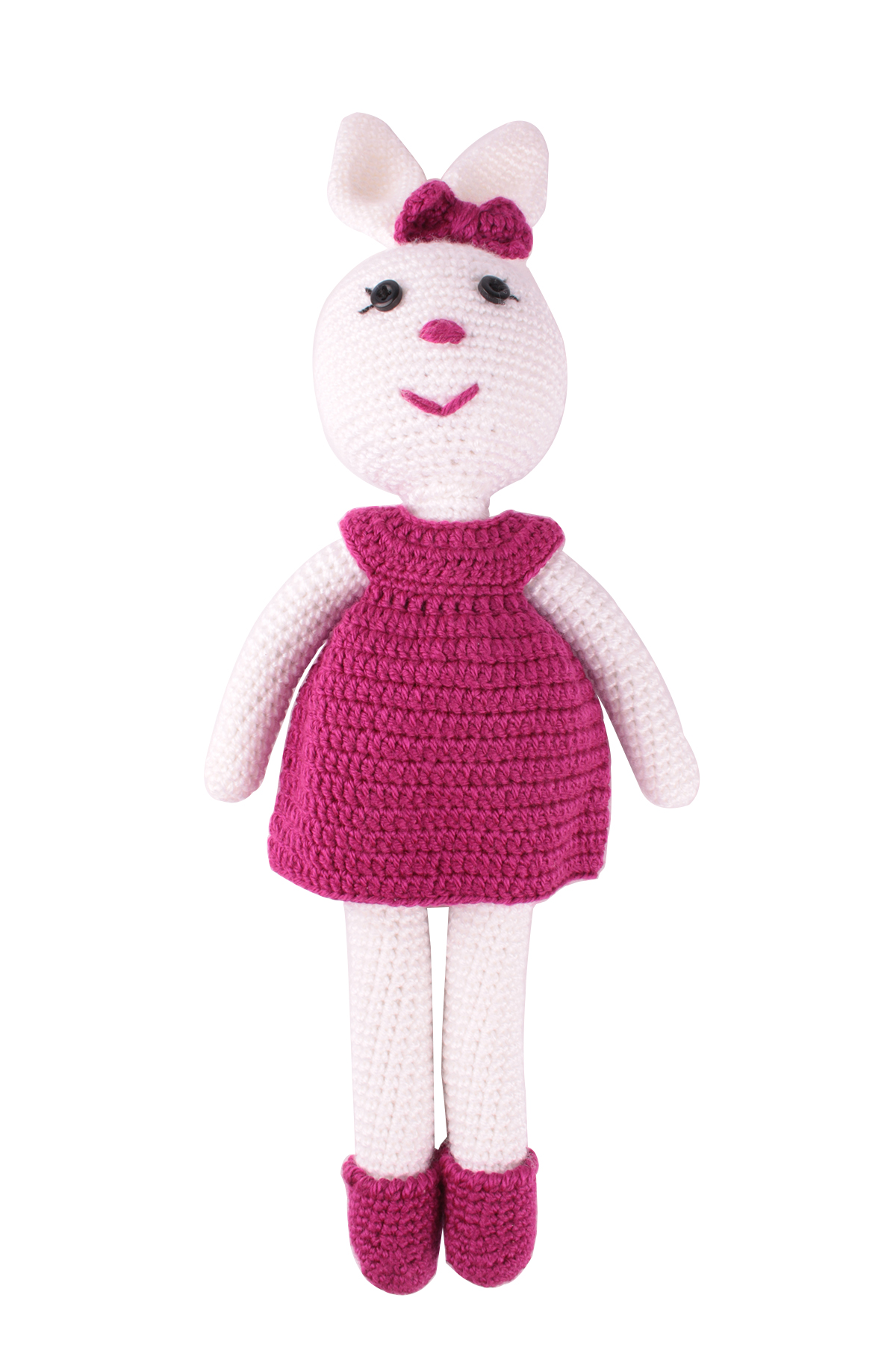 Enda Home Amigurumi Tavsan Bebek Organik Ev Yapimi Orgu Oyuncak Uyku Arkadasi 43 Cm Yuvanikur